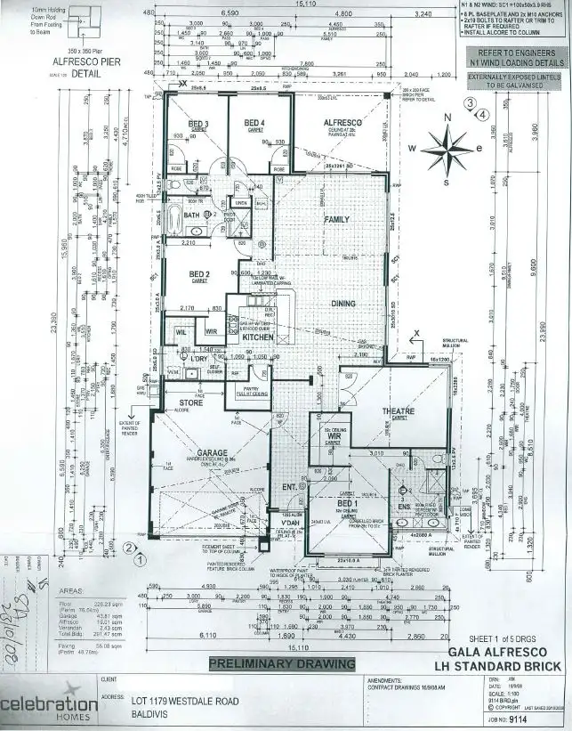 Floorplan of Homely house listing, 6 Westdale Road, Baldivis WA 6171
