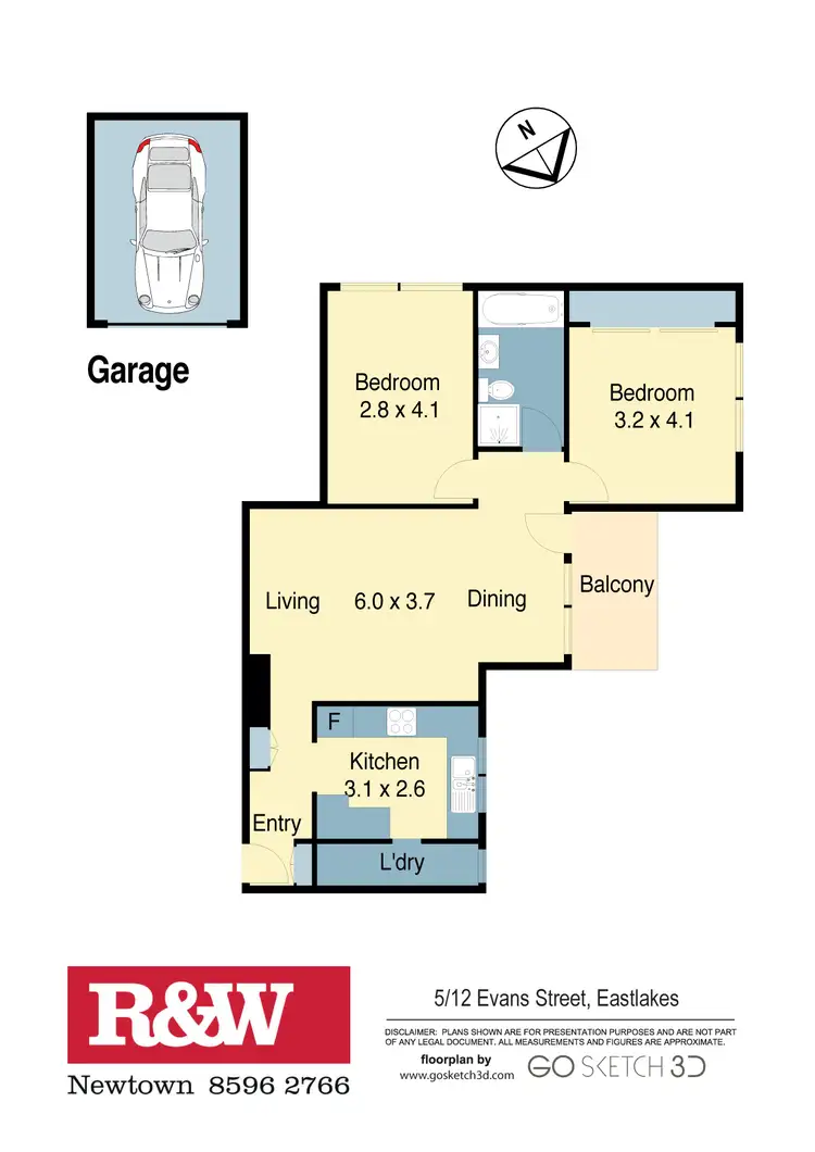 Floorplan of Homely unit listing, 5/12 Evans Avenue, Eastlakes NSW 2018