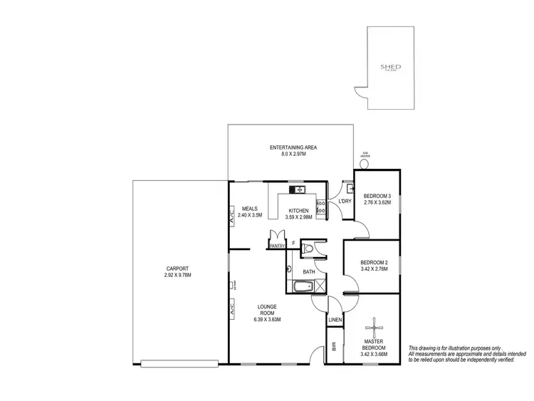 Floorplan of Homely house listing, 6 Buckland Street, Parafield Gardens SA 5107