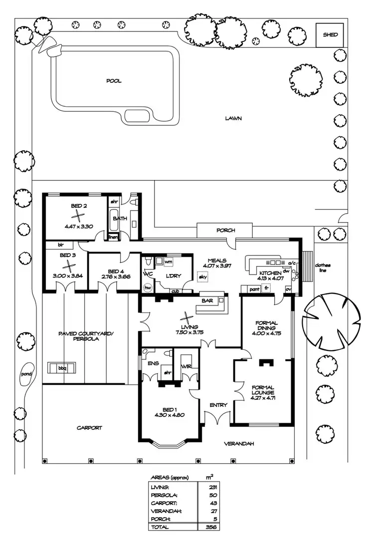 Floorplan of Homely house listing, 2 Booth Avenue, Linden Park SA 5065
