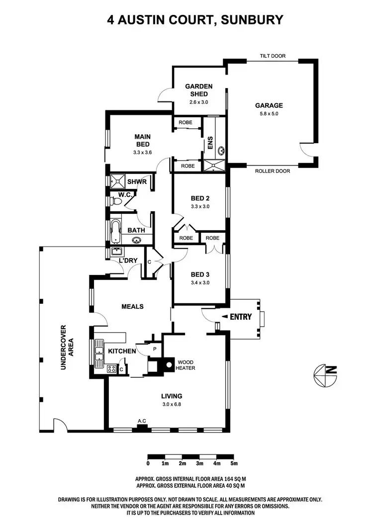 Floorplan of Homely house listing, 4 Austin Court, Sunbury VIC 3429