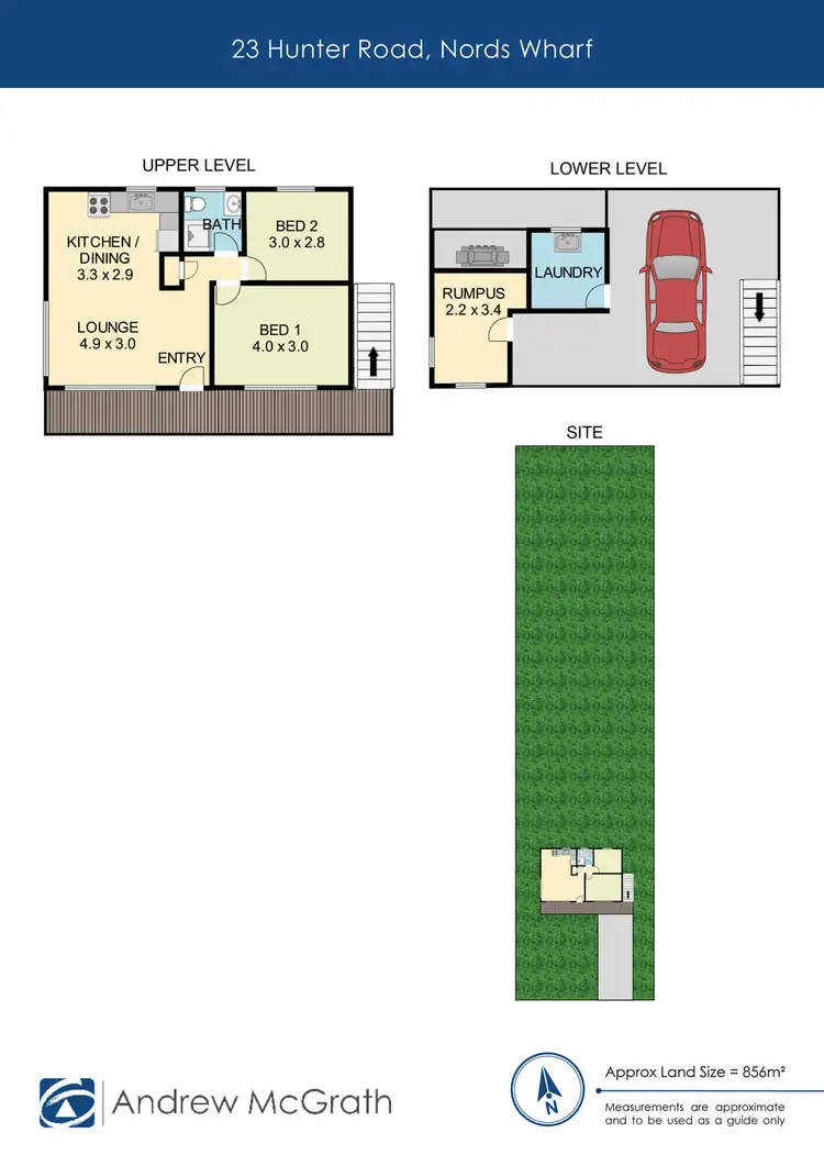 Floorplan of Homely house listing, 23 Hunter Road, Nords Wharf NSW 2281