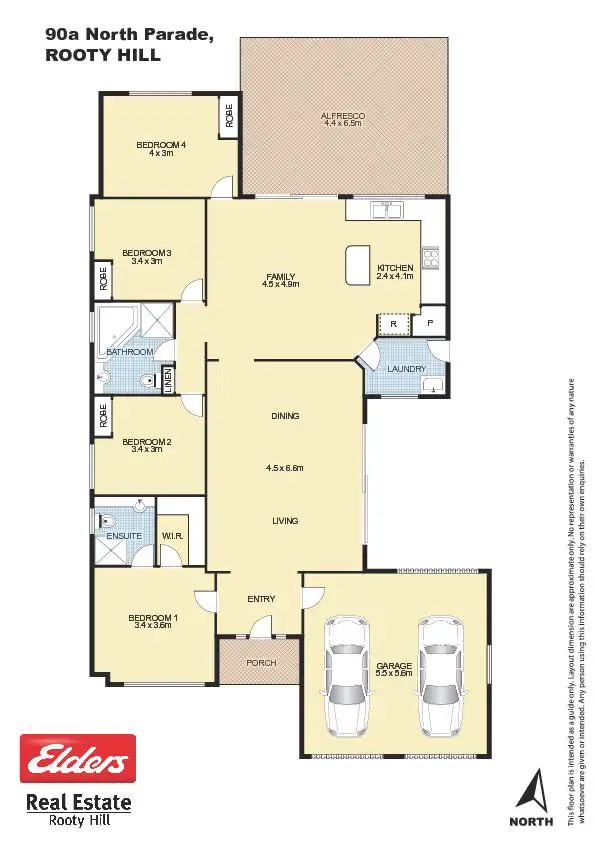 Floorplan of Homely house listing, 90a North Parade, Rooty Hill NSW 2766