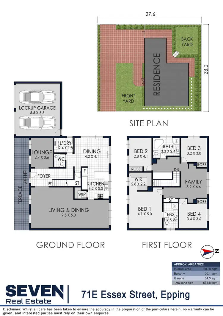 Floorplan of Homely house listing, 71E Essex St, Epping NSW 2121