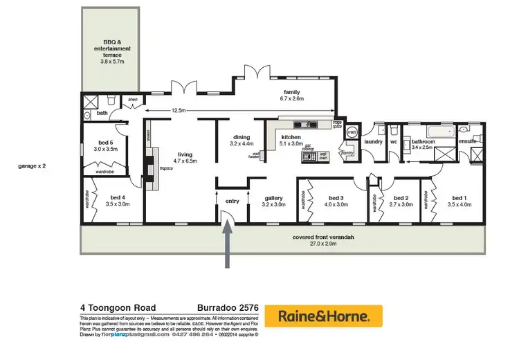 Floorplan of Homely house listing, 4 Toongoon Road, Burradoo NSW 2576