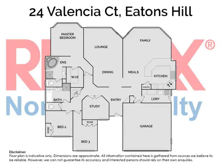Floorplan of Homely house listing, 24 Valencia Court, Eatons Hill QLD 4037