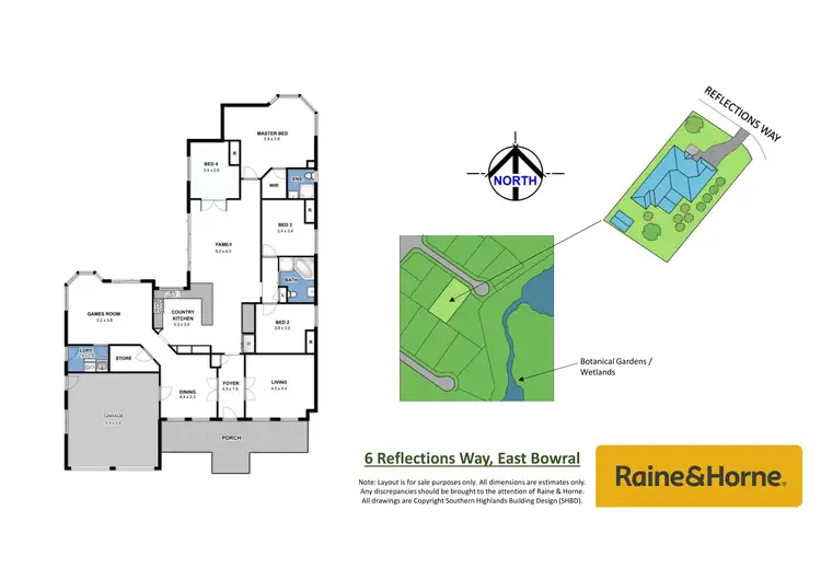 Floorplan of Homely house listing, 6 Reflections Way, Bowral NSW 2576