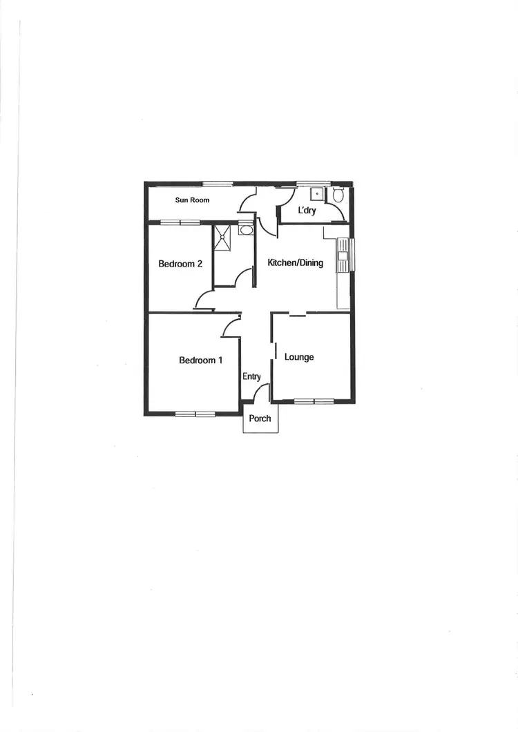 Floorplan of Homely house listing, 16 Herbert, Port Pirie SA 5540