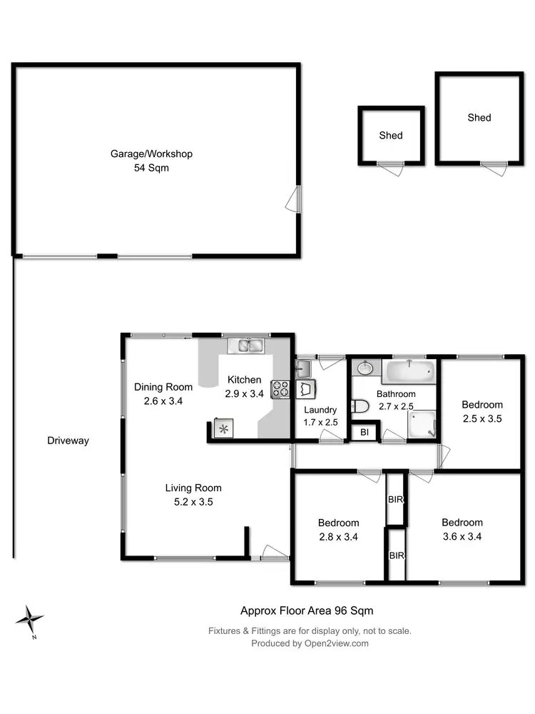 Floorplan of Homely house listing, 19 Jacaranda Drive, Margate TAS 7054