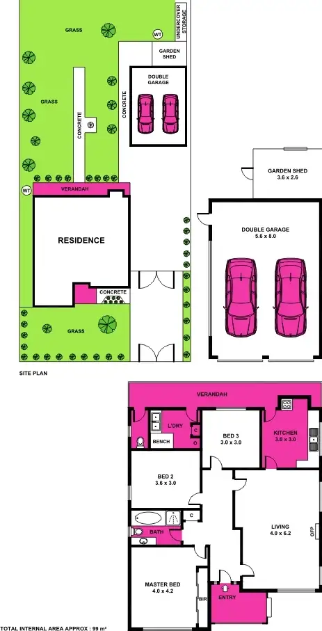Floorplan of Homely house listing, 33 Vines Road, Hamlyn Heights VIC 3215