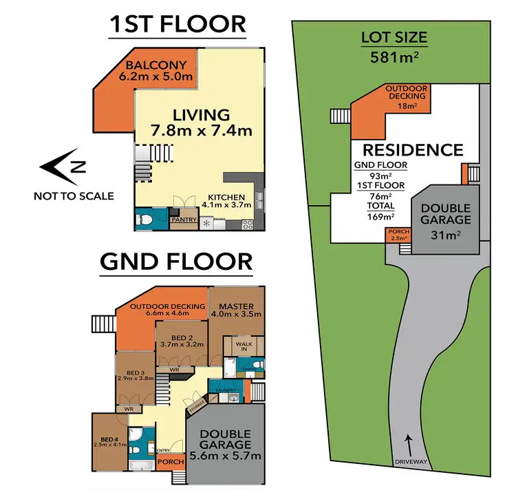 Floorplan of Homely house listing, 303 Lakedge Avenue, Berkeley Vale NSW 2261