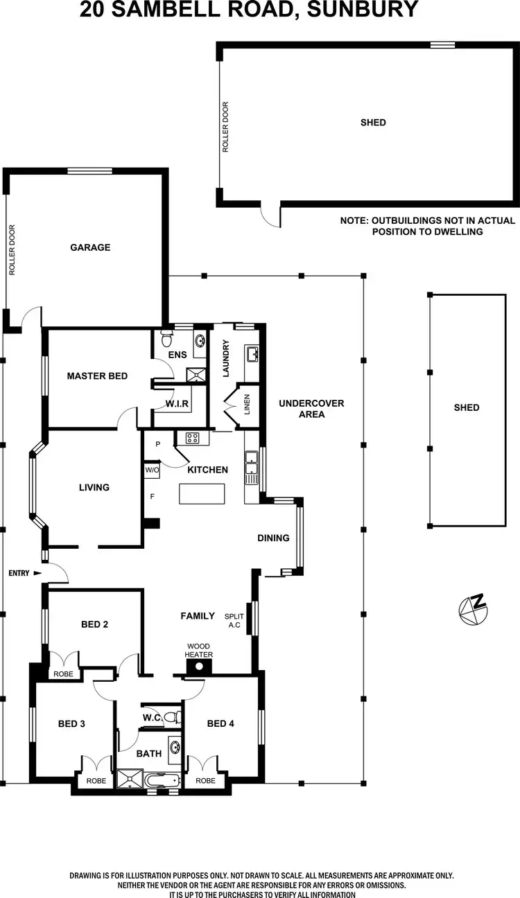 Floorplan of Homely house listing, 20 Sambell Road, Sunbury VIC 3429