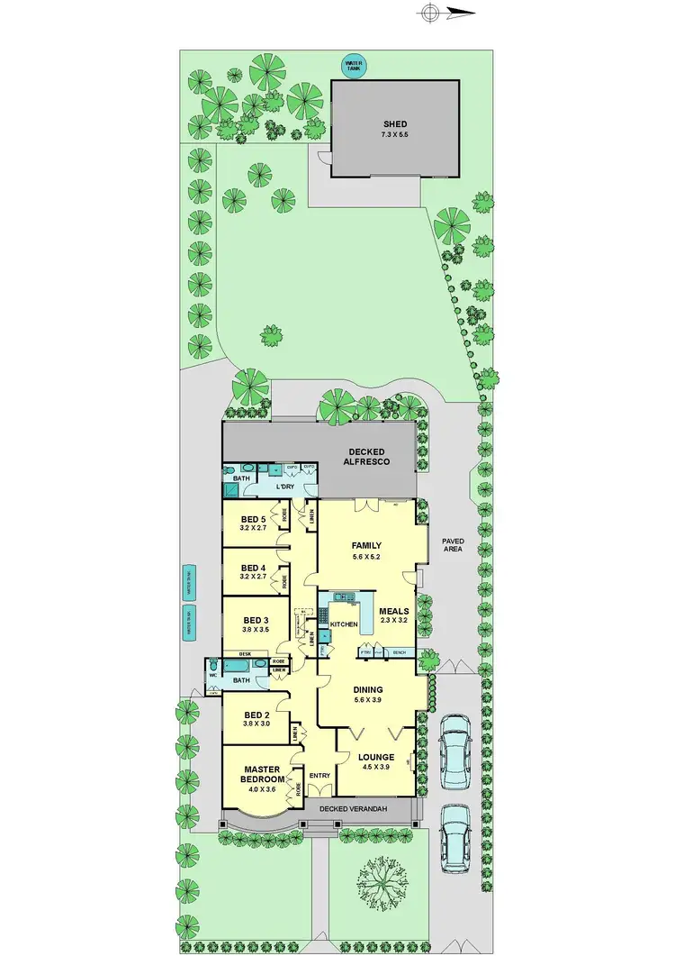 Floorplan of Homely house listing, 5 Ballater Street, Essendon VIC 3040
