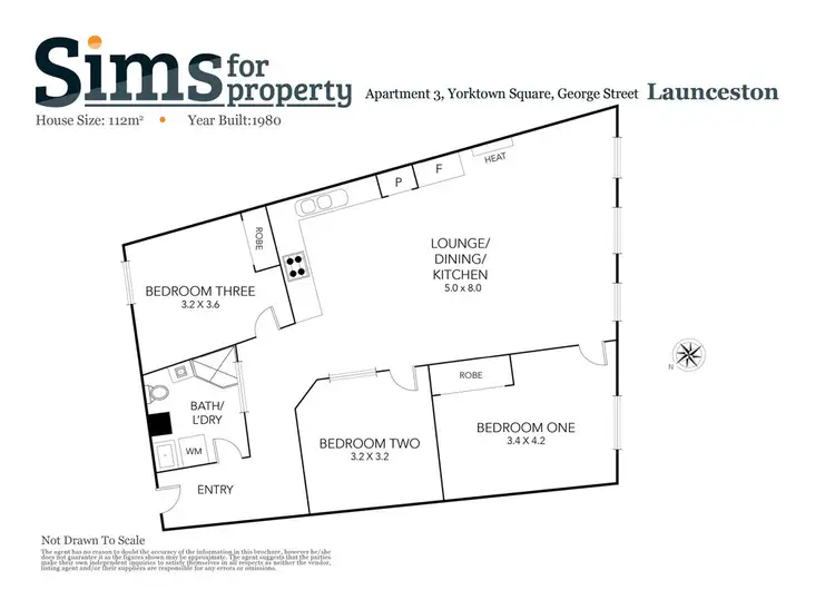 Floorplan of Homely house listing, Apartment 3 York Town Square, Launceston TAS 7250
