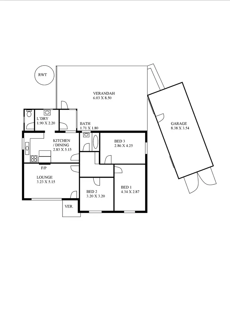 Floorplan of Homely house listing, 6 Anne Street, Port Lincoln SA 5606
