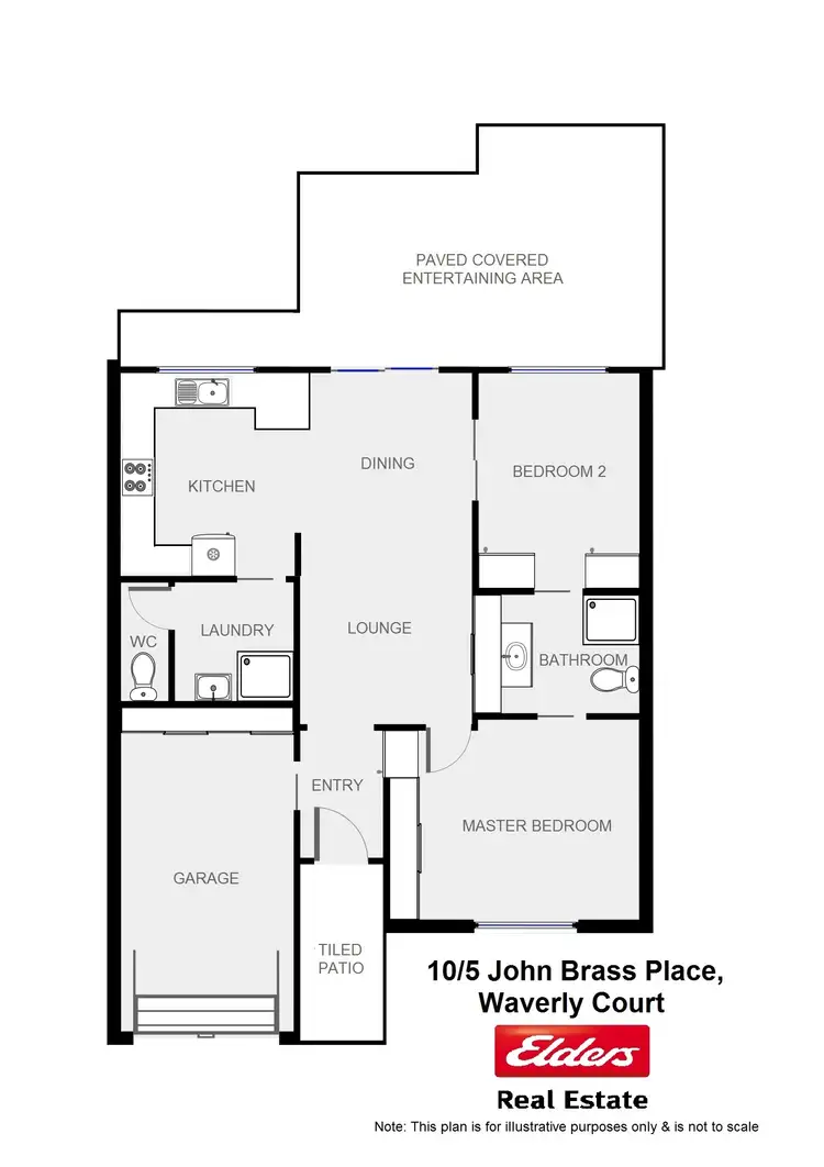 Floorplan of Homely townhouse listing, 10/5 John Brass Place, Dubbo NSW 2830