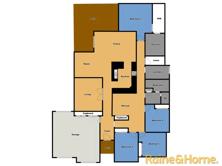 Floorplan of Homely house listing, 54 Lakeside Circuit, Dubbo NSW 2830