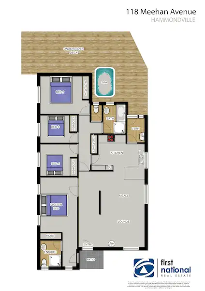 Floorplan of Homely house listing, 118 Meehan Ave, Hammondville NSW 2170