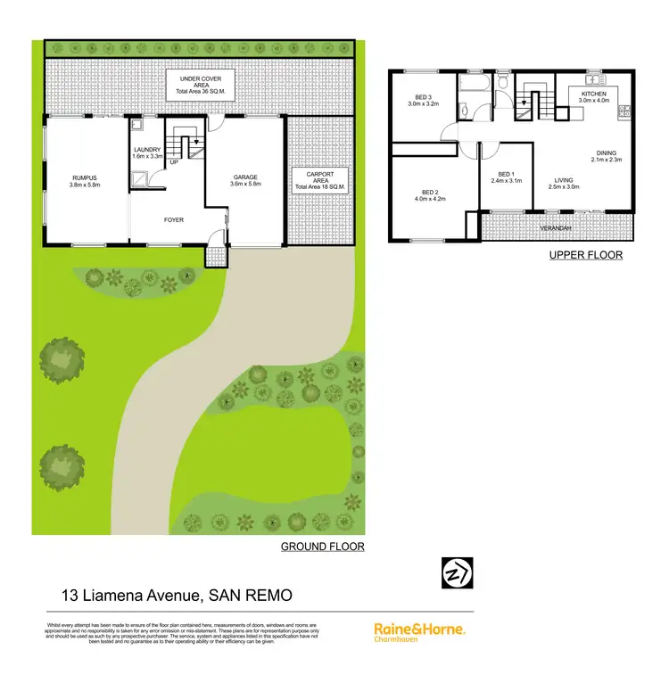 Floorplan of Homely house listing, 13 Liamena Avenue, San Remo NSW 2262