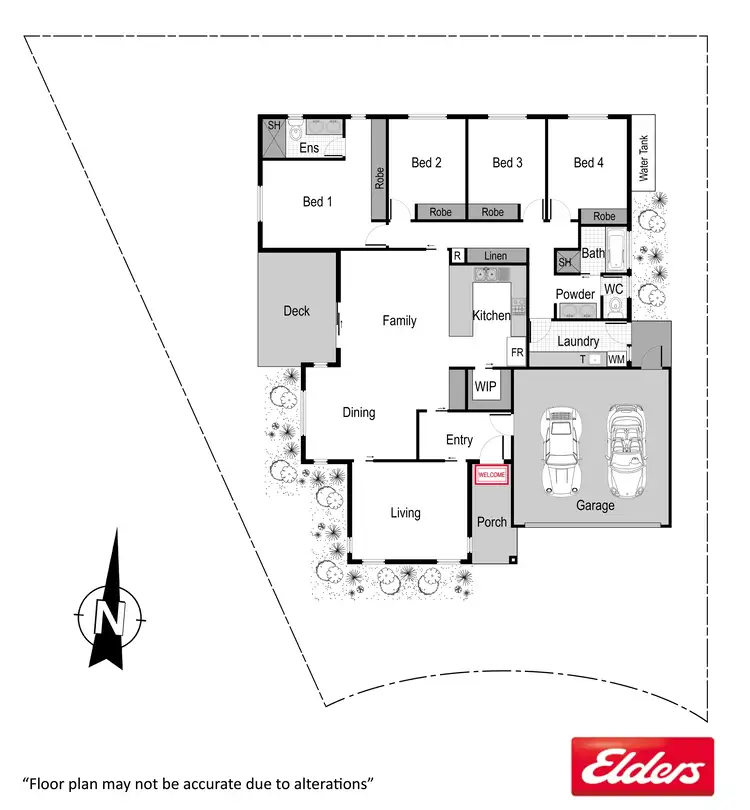 Floorplan of Homely house listing, 8 Boelke Place, Macgregor ACT 2615