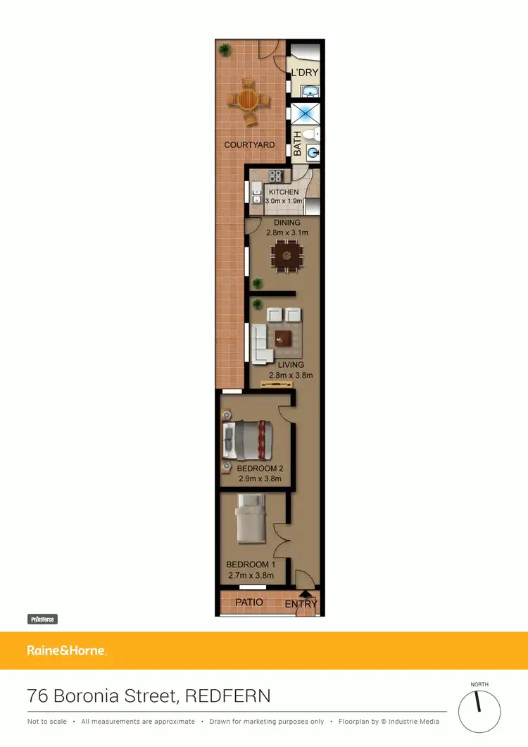 Floorplan of Homely house listing, 76 Boronia Street, Redfern NSW 2016