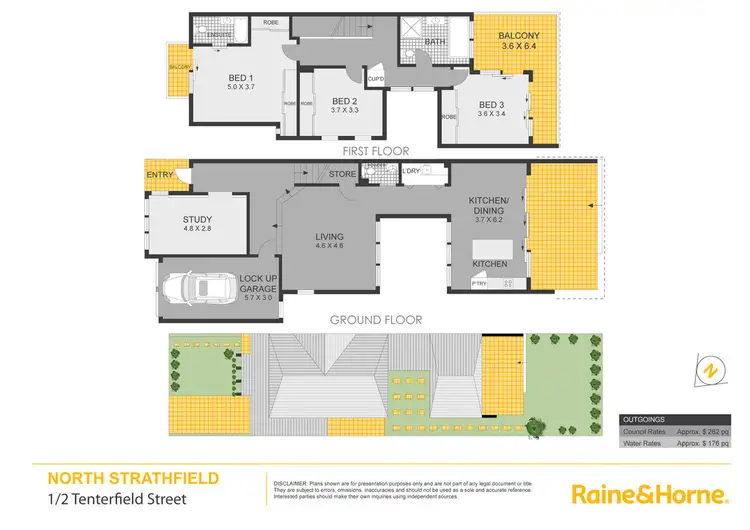 Floorplan of Homely house listing, 1/2 Tenterfield Street, North Strathfield NSW 2137