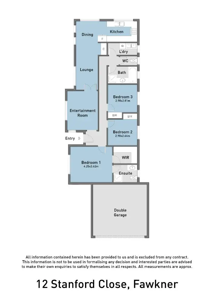 Floorplan of Homely house listing, 12 Stanford Close, Fawkner VIC 3060