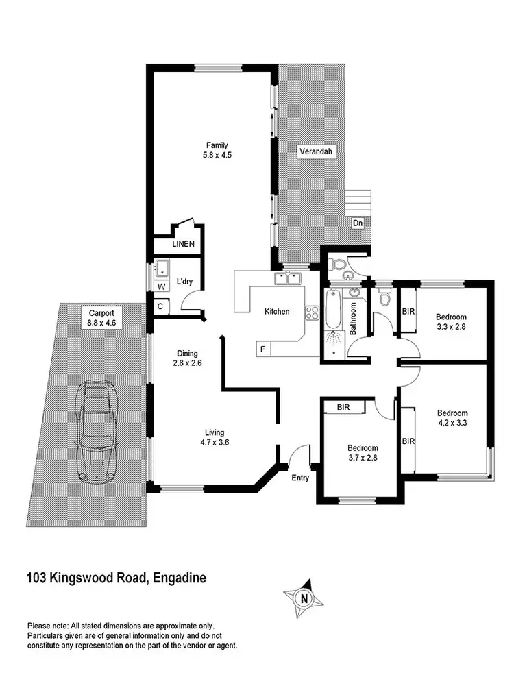 Floorplan of Homely house listing, 103 Kingswood Road, Engadine NSW 2233
