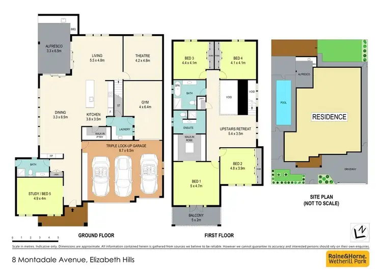 Floorplan of Homely house listing, 8 Montadale Avenue, Elizabeth Hills NSW 2171