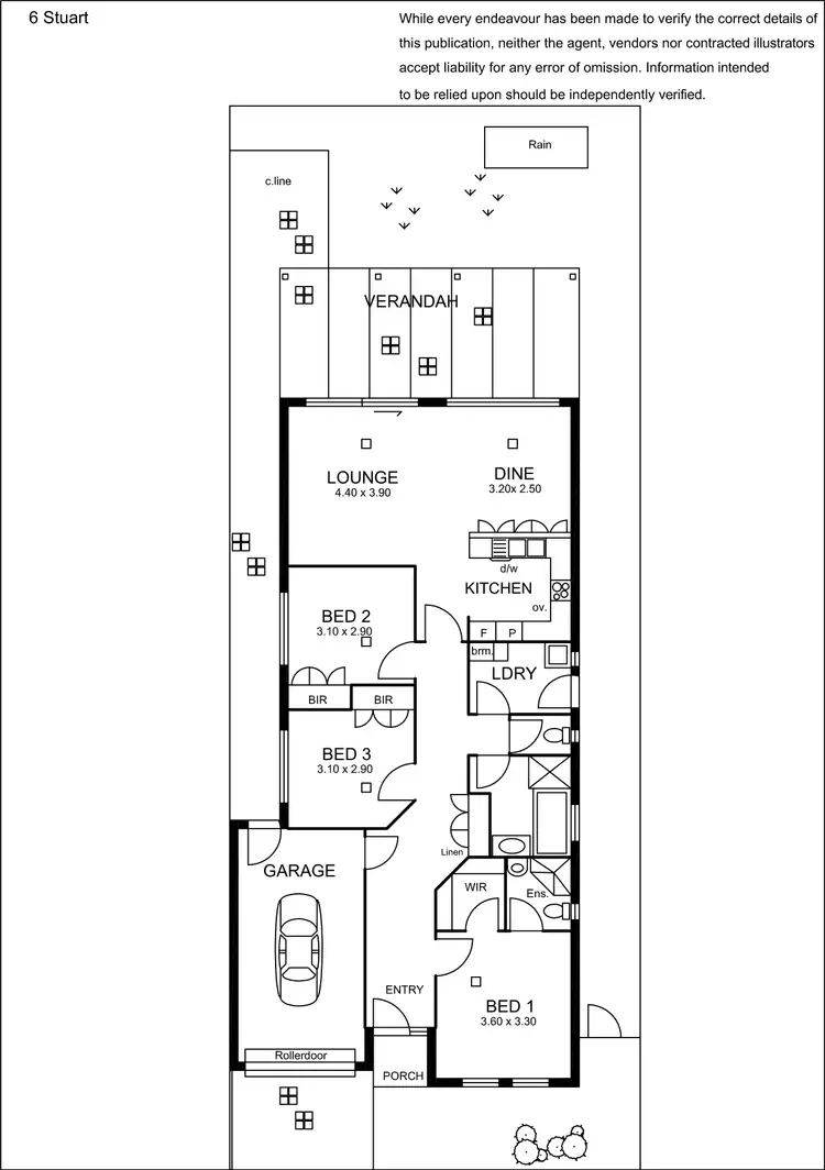 Floorplan of Homely house listing, 6 Stuart, Dernancourt SA 5075