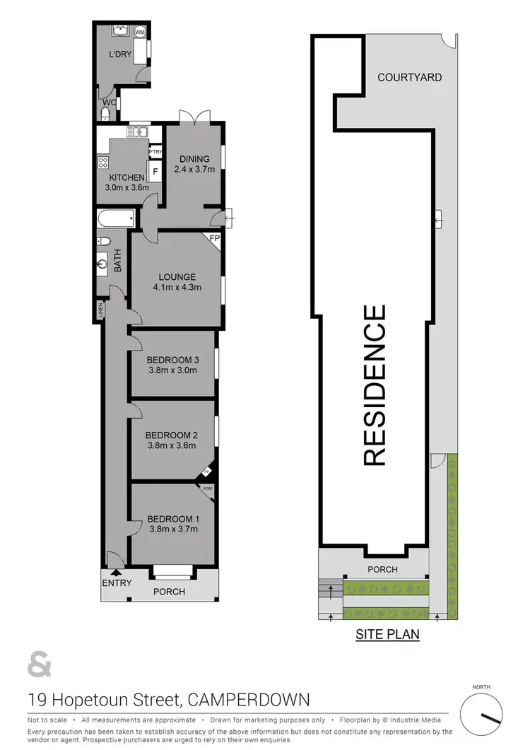 Floorplan of Homely house listing, 19 Hopetoun Street, Camperdown NSW 2050