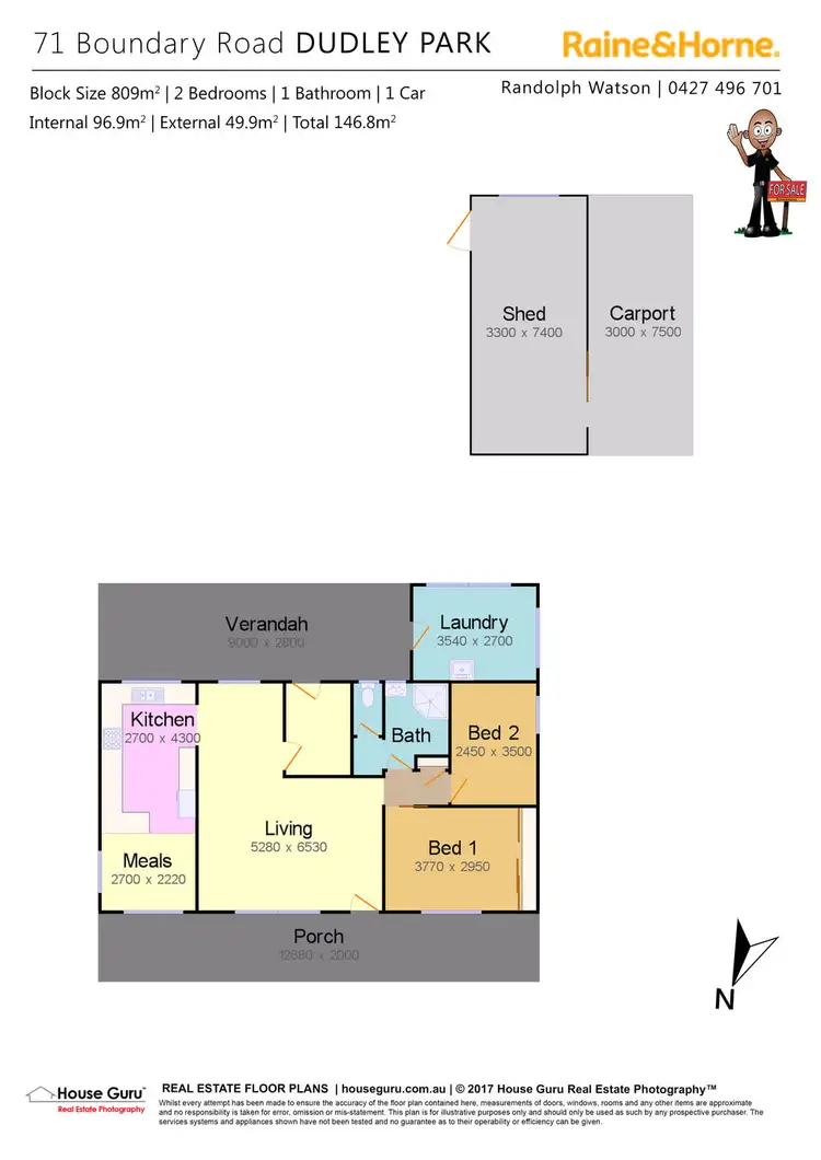 Floorplan of Homely house listing, 71 BOUNDARY ROAD, Dudley Park WA 6210