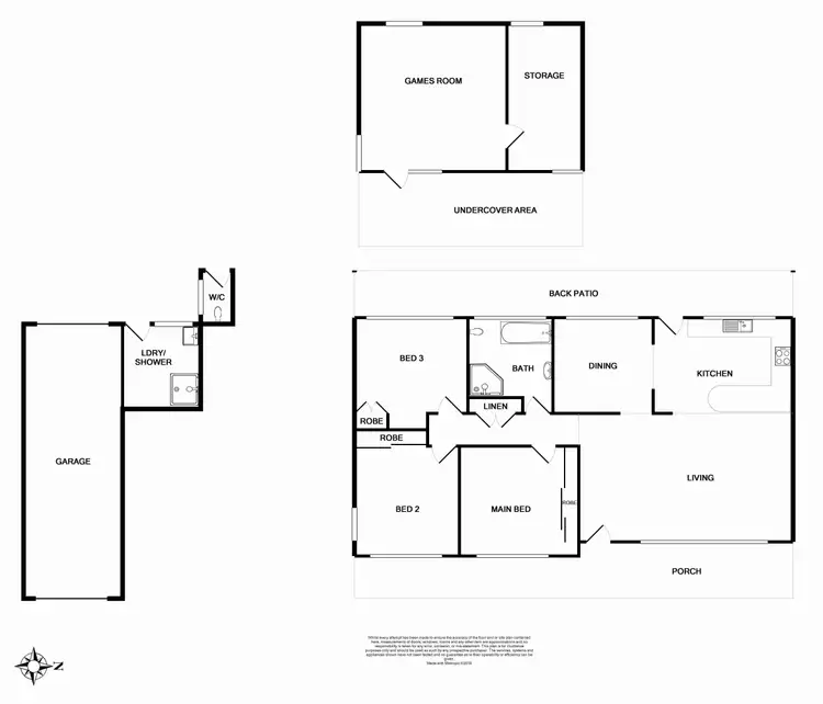Floorplan of Homely house listing, 15 Wollombi Road, Rutherford NSW 2320