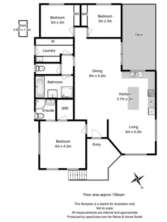 Floorplan of Homely house listing, 5 Carlton River Road, Dodges Ferry TAS 7173