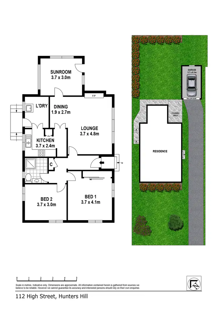 Floorplan of Homely house listing, 112 High Street, Hunters Hill NSW 2110