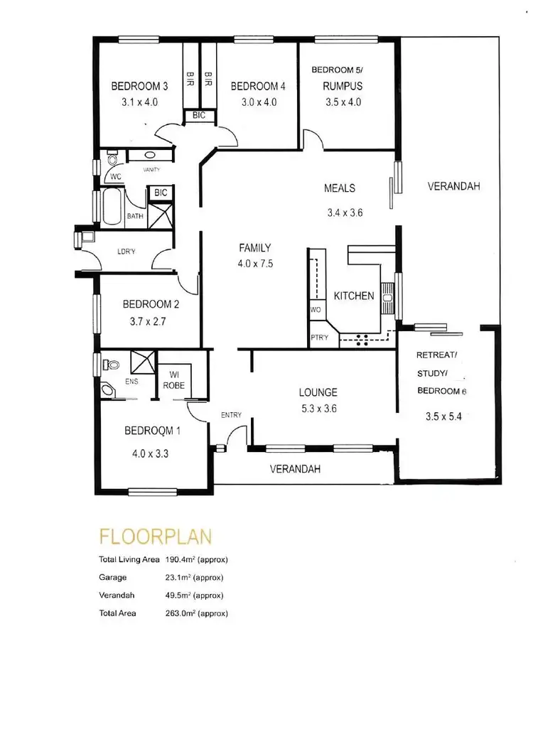 Floorplan of Homely house listing, 117 Orroroo Street, Renmark SA 5341