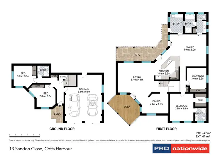 Floorplan of Homely house listing, 13 Sandon Close, Coffs Harbour NSW 2450