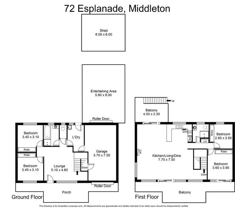 Floorplan of Homely house listing, 72 Esplanade, Middleton SA 5213