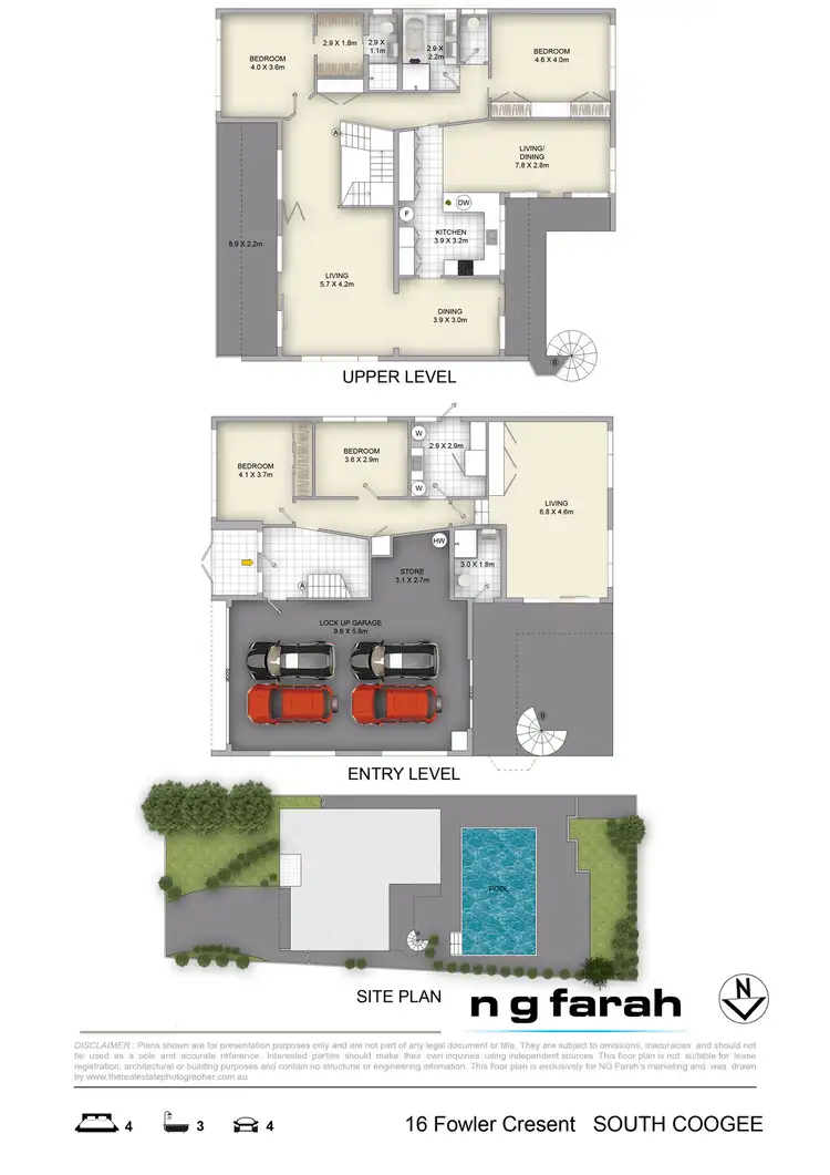 Floorplan of Homely house listing, 16 Fowler Crescent, South Coogee NSW 2034