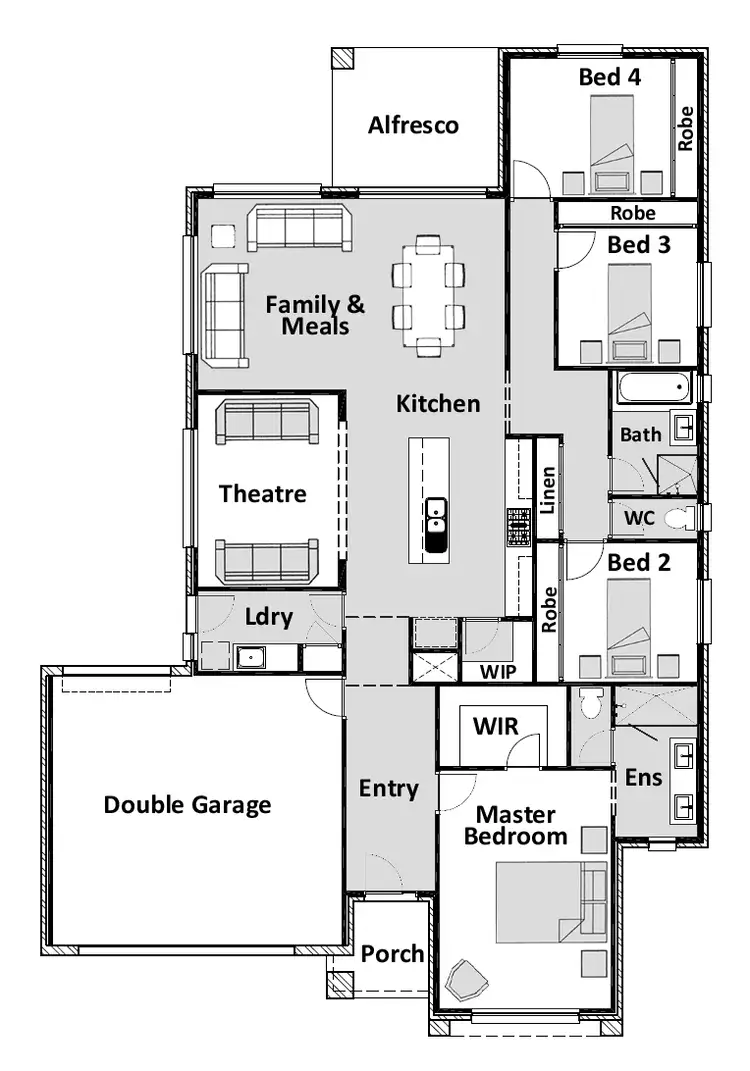 Floorplan of Homely house listing, 7 Coop  Drive, Gisborne VIC 3437