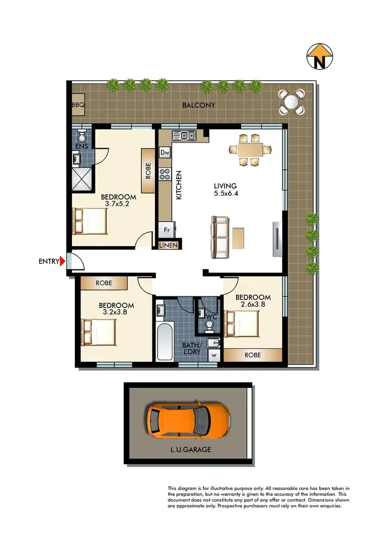 Floorplan of Homely apartment listing, 11/52 Penkivil Street, Bondi NSW 2026