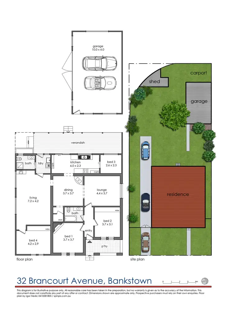 Floorplan of Homely house listing, 32 Brancourt Avenue, Bankstown NSW 2200