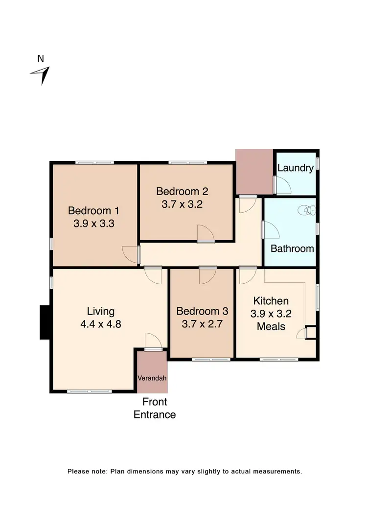 Floorplan of Homely house listing, 1282 Grevillea Road, Wendouree VIC 3355