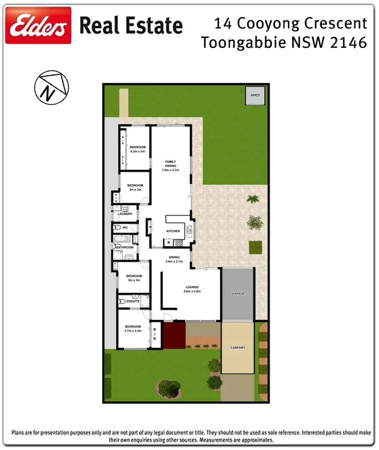 Floorplan of Homely house listing, 14 Cooyong Crescent, Toongabbie NSW 2146