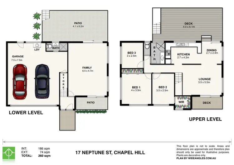 Floorplan of Homely house listing, 17 Neptune Street, Chapel Hill QLD 4069