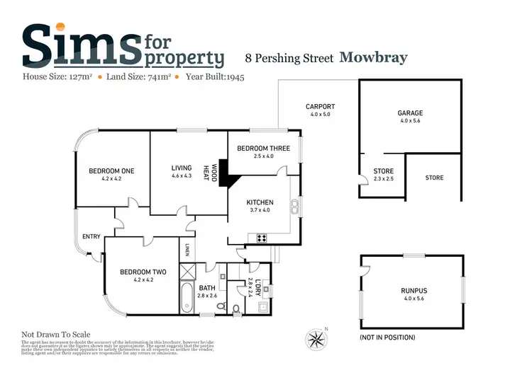 Floorplan of Homely house listing, 8 Pershing Street, Mowbray TAS 7248