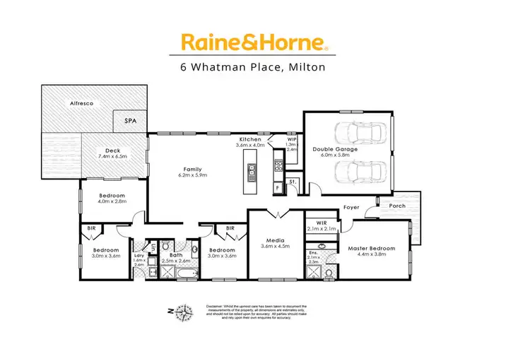 Floorplan of Homely house listing, 6 Whatman Place, Milton NSW 2538