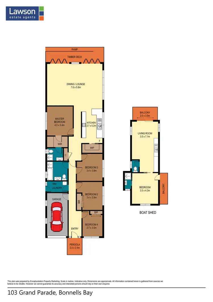 Floorplan of Homely house listing, 103 Grand Parade, Bonnells Bay NSW 2264