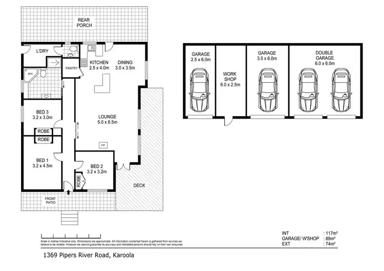 Floorplan of Homely house listing, 1369 Pipers River Road, Karoola TAS 7267