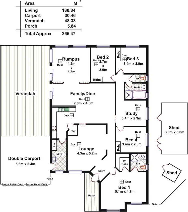 Floorplan of Homely house listing, 16 Orchard Drive, Evanston SA 5116
